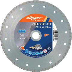 Clipper 70184626815 Classic Jet Lama diamantata 125 x 22,23 mm