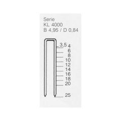 Haubold Fissaggi 503148 KL4020 CNK Non 20 mm 5.000 pezzi