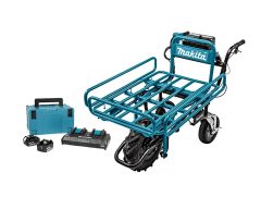 Makita DCU180Rek DCU180Z Carriola 18V + Rastrelliera + Starter kit 18 Volt 5,0 AH Li-ion