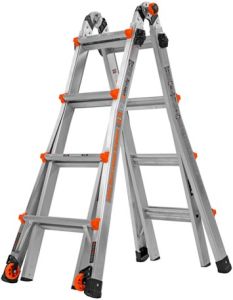 Little Giant 48414101 Scala telescopica pieghevole Velocity 4 x 4 gradini