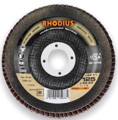 Rhodius 202647 LSZ F1 Disco lamellare Acciaio/Inox 115 x 22,23 mm K40