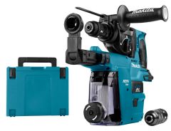 Makita DHR243ZJW Martello combinato 18 Volt Corpo + DX aspirazione incorporata