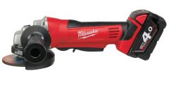 Milwaukee 4933441300 HD18 AG-115-402C Set di smerigliatrici angolari con batteria agli ioni di litio da 115 mm 18V (2 batterie da 4,0 Ah)