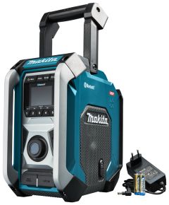 Makita MR006GZ Radio da costruzione FM/AM Bluetooth 40V max senza batterie e caricabatterie