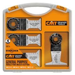 CMT OMF-X4 Set multifunzione da 4 pezzi per multiutensili oscillanti, Starlock