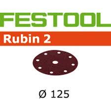 Festool 499099 Dischi abrasivi Rubin 2 STF D125/90 P180 RU/50