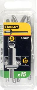 Stanley 1-PAA58T rivetti ciechi 4 x 12 mm - 15 pezzi