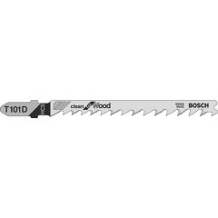 Bosch Professional 2608630032 T101D Lame per seghetto alternativo T - Shank Per 5 Legno