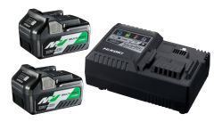 HiKOKI UC18YSL3WEZ BoosterPack - 2 batterie Multivolt BSL36A18 36V 2,5Ah/ 18V 5,0Ah Li-Ion + caricatore rapido UC18YSL