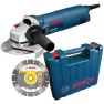 Bosch Professional GWS1400 Smerigliatrice angolare 0601824900 + disco diamantato in omaggio - 1