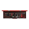 Gedore RED R46004049 Set di chiavi a bussola 1/4 + 1/2" metriche 49 pezzi 3300010 - 1