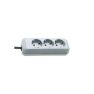 Brennenstuhl 1157450015 Presa multipla Eco-Line a 3 poli grigio chiaro 1,5 m H05VV-F 3G1,5 - 1