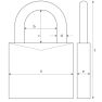 ABUS 158/50 C Serratura a combinazione - 2