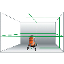 Nedo 460875 X-Liner 360 laser verde multilinea - 3