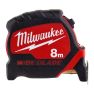 Milwaukee 4932471816 Metro a nastro Premium a lama larga da 8 metri. - 2