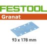 Festool 499633 Nastri abrasivi Granat STF 93X178 P100 GR/100 - 1