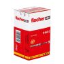 Fischer 48794 Tassello per chiodi N 8 x 120/80 S con testa svasata 100 pezzi - 2