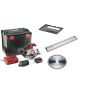 Flex-tools 513326 CS 62 18.0-EC/5.0 Set sega circolare portatile Accu 18V 5.0Ah Li-Ion + binario di guida 160cm + lama aggiuntiva - 1