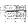 Fischer 536272 Telaio/tassello da costruzione SXRL 10 x 80 FUS acciaio zincato elettroliticamente 10 pezzi - 5