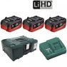 Metabo 685069000 Batteria 3 x 18V LiHD 5,5Ah + Caricabatterie ASC30-36 in Metaloc - 1