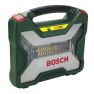 Bosch DIY 2607019330 Valigetta di accessori X-line da 100 pezzi con vari trapani, punte, chiavi a bussola e seghe a tazza - 2