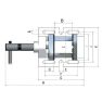 Optimum 3052613 BMS130 Morsetto universale per trapano - 2