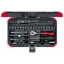 Gedore RED R49003046 Set di chiavi a bussola 1/4" Metric 46-Piece 3300052 - 2