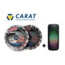 Carat CEM2303ABLT Set di lame diamantate Universal CE Master 230 x 22,23 + altoparlante Bluetooth - 1