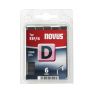 Novus 042-0374 D 53F/6 Punti metallici 6 mm 1200 pz. - 1