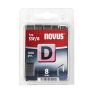 Novus 042-0375 D 53F/8 Punti metallici 8 mm 1200 pz. - 1