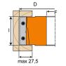 CMT 02102.125.05.00 Testa di piallatura diritta tipo MAN 120x27,5x30 - 2