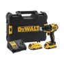 DeWalt DCD709L2T-QW Trapano a percussione a batteria 18V 3,0Ah Li-Ion con custodia TSTAK - 1