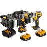 DeWalt DCK276P3-QW Comboset 18V 5.0Ah Li-Ion - Trapano a batteria DCD996 + trapano a percussione DCF887 + terza batteria - 1