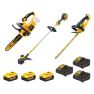 DeWalt DCM561P3SET 3 pezzi DCM563 tagliasiepi - DCM565 motosega - DCM561 tagliaerba 18V 3 x 5,0Ah Li-Ion + 3 caricabatterie + 5 anni di garanzia del rivenditore Ora con radio DCR019 in omaggio - 1