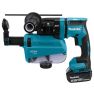 Makita DHR182TWJU Martello combinato da 18 Volt 5,0Ah Li-Ion + estrattore e trasmettitore AWS integrati - 2