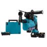 Makita DHR182TWJU Martello combinato da 18 Volt 5,0Ah Li-Ion + estrattore e trasmettitore AWS integrati - 4