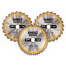 DeWalt DT1963-QZ Lama circolare 250 x 30 mm 3-Pack DT1956-QZ + DT1957-QZ - 1