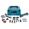 Makita DTM41ZJX3 Multiutensile 14,4 Volt Li-ion + set di accessori! senza batterie e caricabatterie - 2