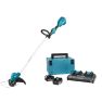 Makita DUR189PTE1 DUR189Z1 Tagliabordi 18V + kit di avviamento 197629-2 (2 batterie da 5,0 Ah e caricatore rapido duo) - 1