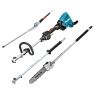 Makita DUX60ZX10 Accu Combi System impugnatura a D 2 x 18V escluse batterie e caricabatterie + Tagliasiepi, Motosega e Attacco per prolunga - 1