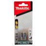 Makita E-03165 Punta per viti a percussione PZ1x25mm XTT Impact Premier Per 2 pezzi - 2