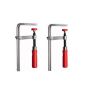 Bessey GTR12SET Morsetto per guida 2 pezzi per le marche più diffuse - 1