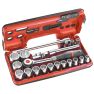 Facom S.360DBOX112 Set di chiavi a bussola 8-32 mm a 12 lati 1/2" Metrico - 1