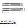 Rotec 305.0805 HSS Set di rubinetti manuali 2 pezzi DIN 2181 MF 8x0,5 - 1