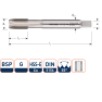 Rotec 341.0250 HSSE 800 M.Tap BSP G 1/4-19 - 1