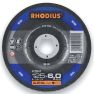 Rhodius 200018 Disco da sbavo KSM Metallo 125 x 6,0 x 22,23 mm - 1