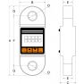 Rema DSD04-10TX/RX Dinamometro 04 con telecomando leggibile 10000 kg 1512005 - 3