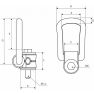 Rema C806X-M30x45-5.0T bullone di arresto M30 5000 kg (G10) 2611230 - 2