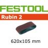 Festool 499154 Nastro abrasivo 150 Rubin 2 10 pezzi BS105/620x105-P150 RU/10 - 1