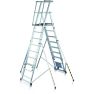 Zarges 41326 ZAP Telemaster S Scala a piattaforma di lavoro 1 x 7 gradini - 3